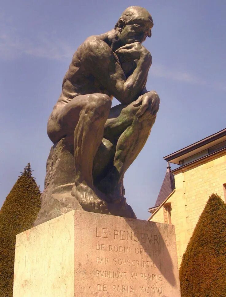 Есть памятник души. Роден мыслитель скульптура. Огюст Роден. Мыслитель.1880.. Мыслитель Микеланджело. Статуя мыслитель Микеланджело.
