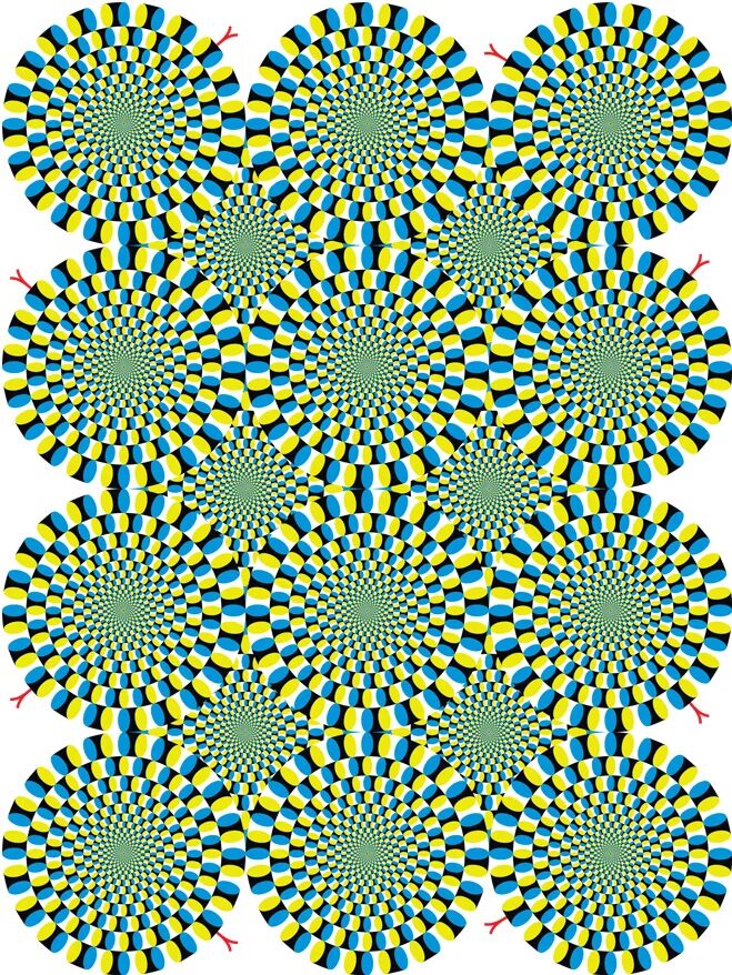 Планеты на орбитах. Circles little. Зрительные иллюзии. Тест акиоши китаока. Иллюзии движения акиоши китаока.