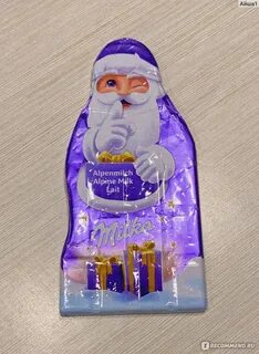 Шоколадный дед мороз милка