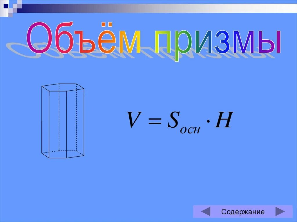 Вычисление объема Призмы. Формула для вычисления объема Призмы. Объем Призмы формула. Формула для вычисления объема прямой Призмы.