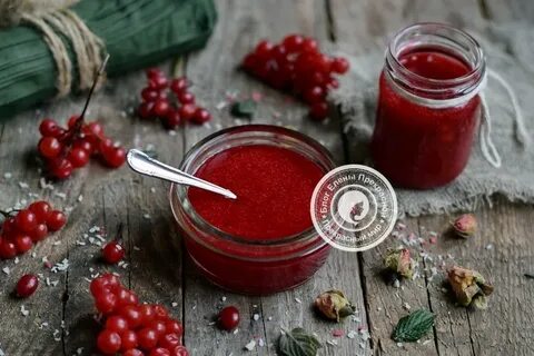 Рецепт варенья из калины красной на зиму