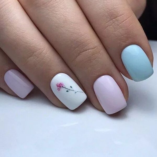 Pin de Yo en Beautiful nails ◀ Manicura de uñas, Diseños de primavera para uñas,