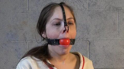 Rachel Adams Straitjacket and Face Bondage - GAGGED GIRLS Clips4Sale.