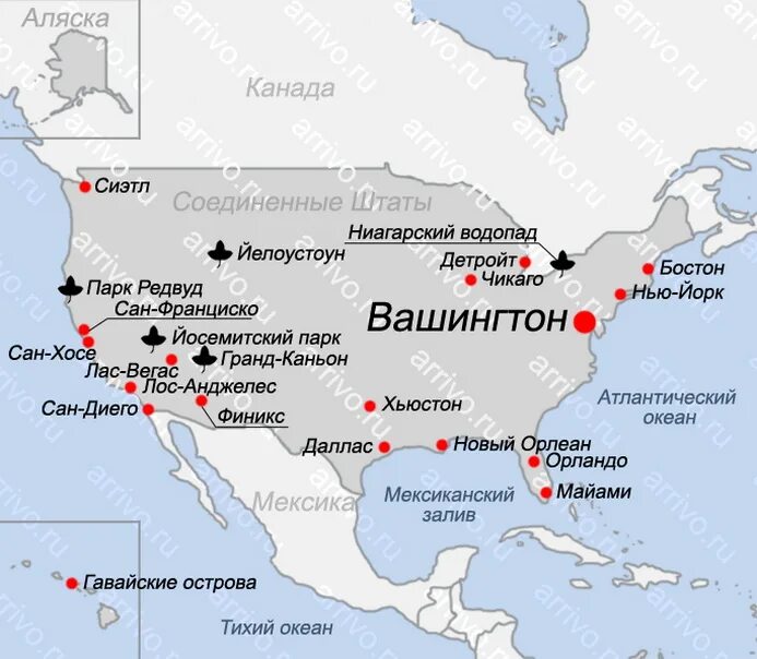 Где находится Вашингтон на карте. Вашингтон на карте США. Столица США на карте. США города США на карте.