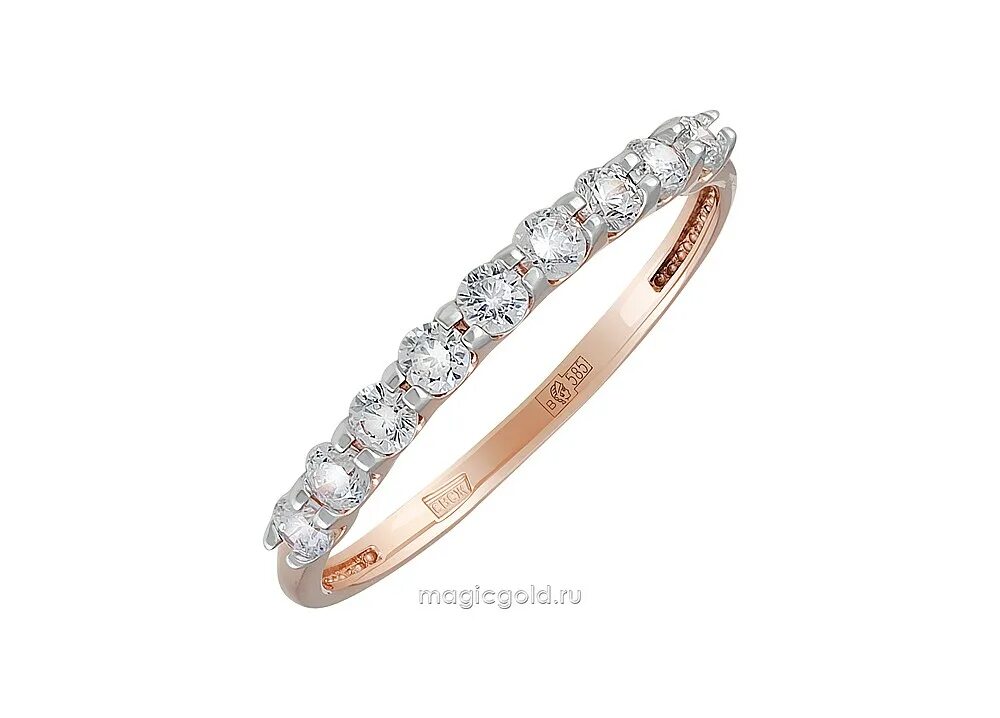 кольцо золото дорожка с фианитами. алькор золотое кольцо с бриллиантами дорожка. золотое кольцо дорожка с фианитами. золотое кольцо с фианитом d114398. золотое кольцо фианит арт.