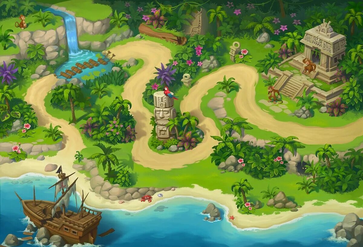 2d map