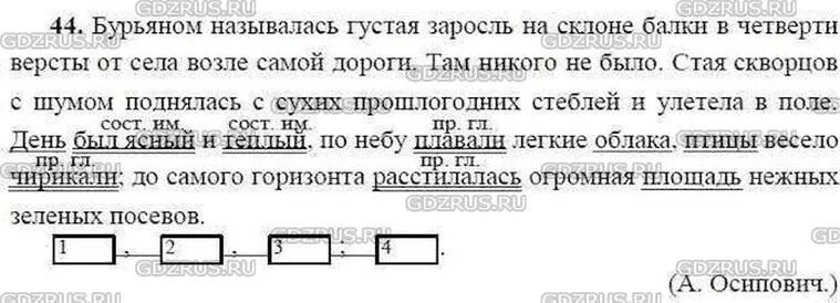 Упражнение 44 по русскому языку 9 класс ладыженская. Упражнения по русскому языку 9 класс. Бурьяном называлась густая.