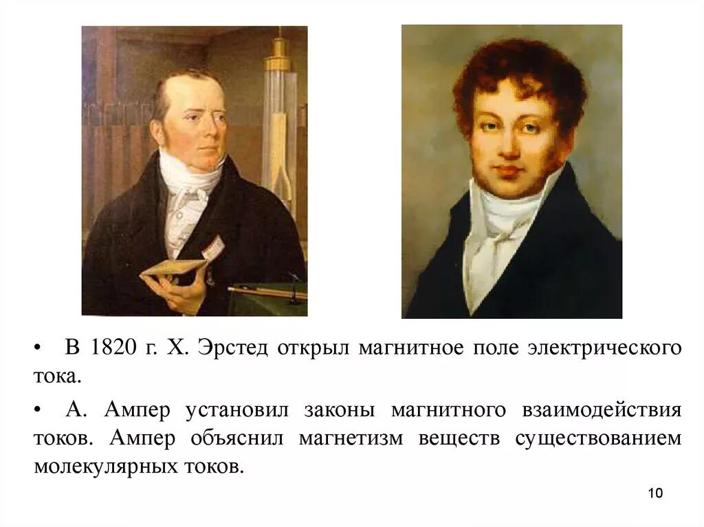 Эрстед открыл магнитное поле. Эрстед что открыл. Магнитное поле ученые. Опыт Эрстеда магнитное поле. Как можно теперь объяснить молекулярные токи ампера