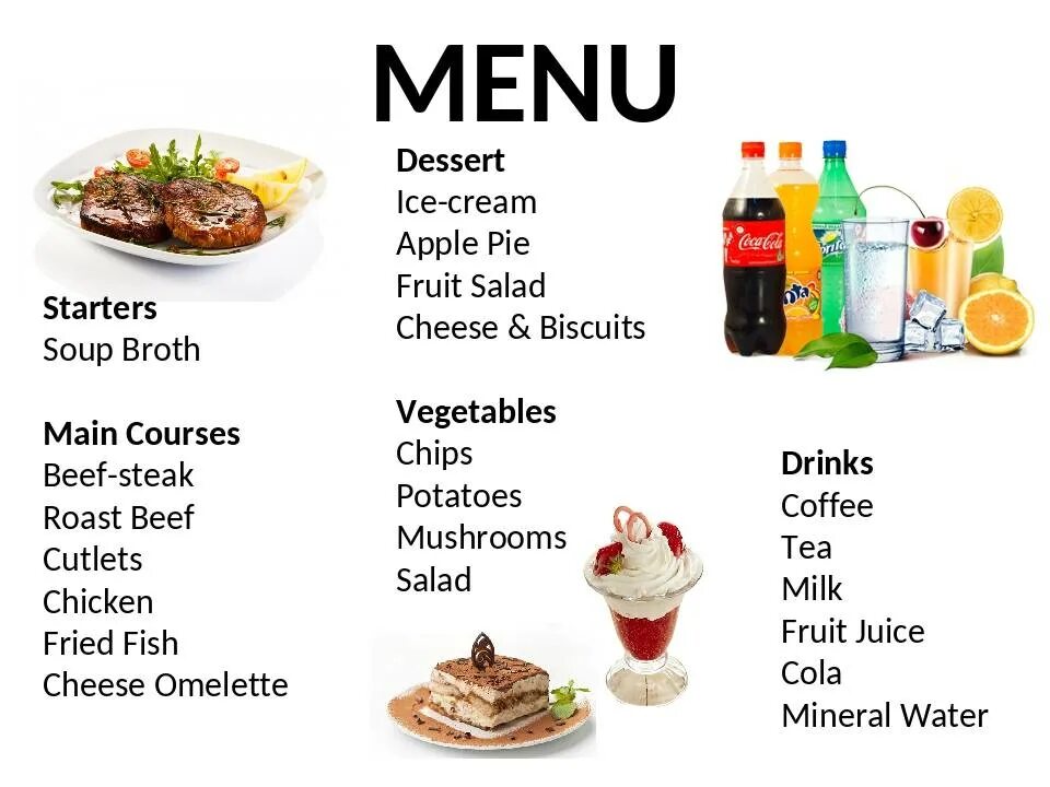 This menu перевод