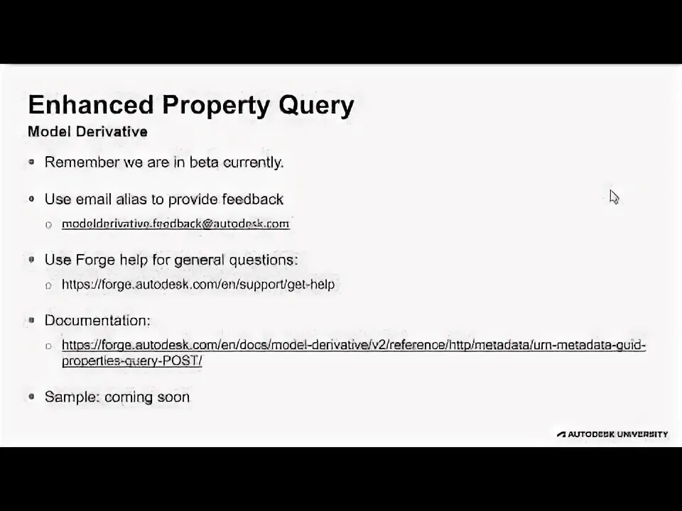 Query property