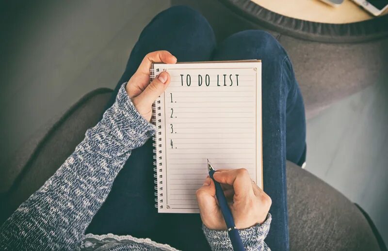 To make a list