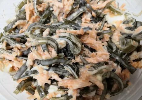 Колбаса с морской капустой