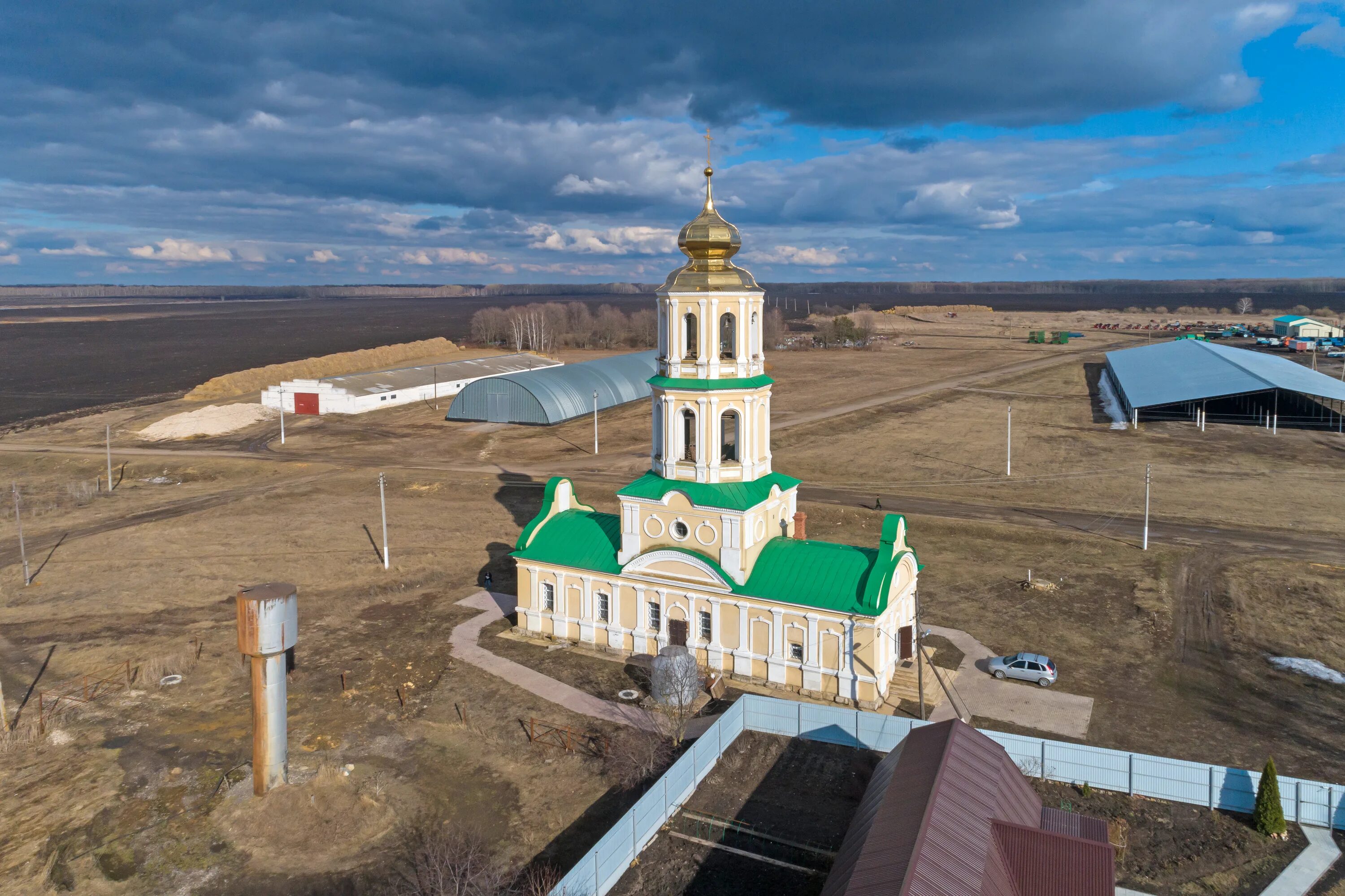 Село Калинино Рязанская область Церковь.