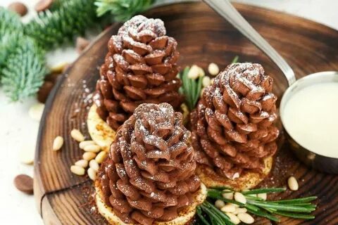 Десерт еловые шишки