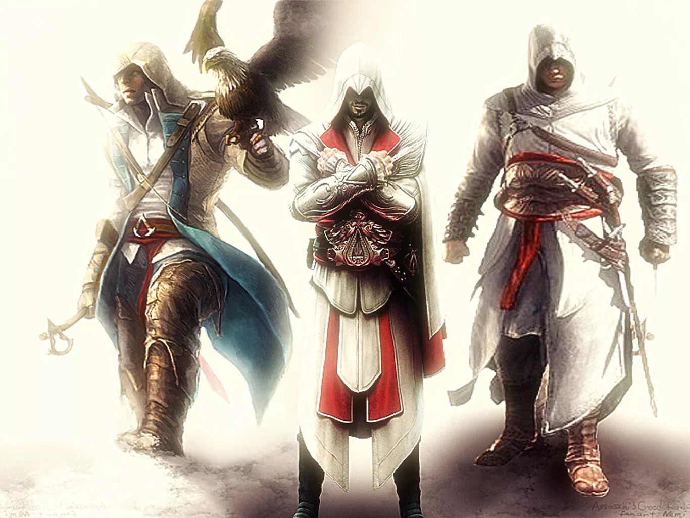 Assassins creed java. Альтаир эцио коннор. assassins creed эцио альтаир коннор. ассасин крид альтаир и эцио и коннор. assassins creed альтаир и эцио.