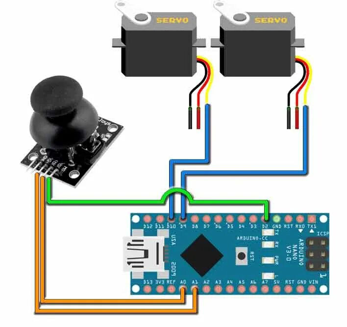 Управление джойстиком ардуино. Сервопривод к ардуино нано. Arduino Nano 2 сервопривода. Ардуино уно сервопривод. Управление сервоприводом Arduino Nano.