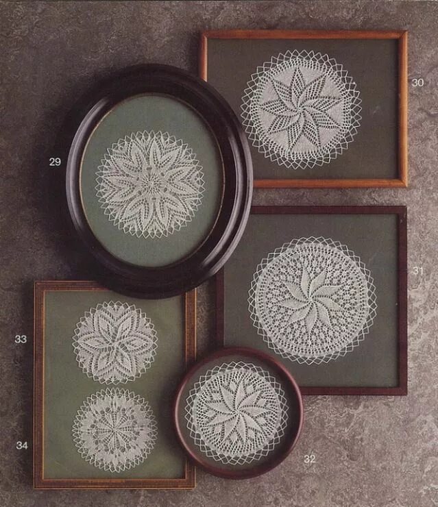 Кружевные салфетки в интерьере. Вязаное панно на стену. Кружево в раме. Кружево в раме. Кружево в раме.