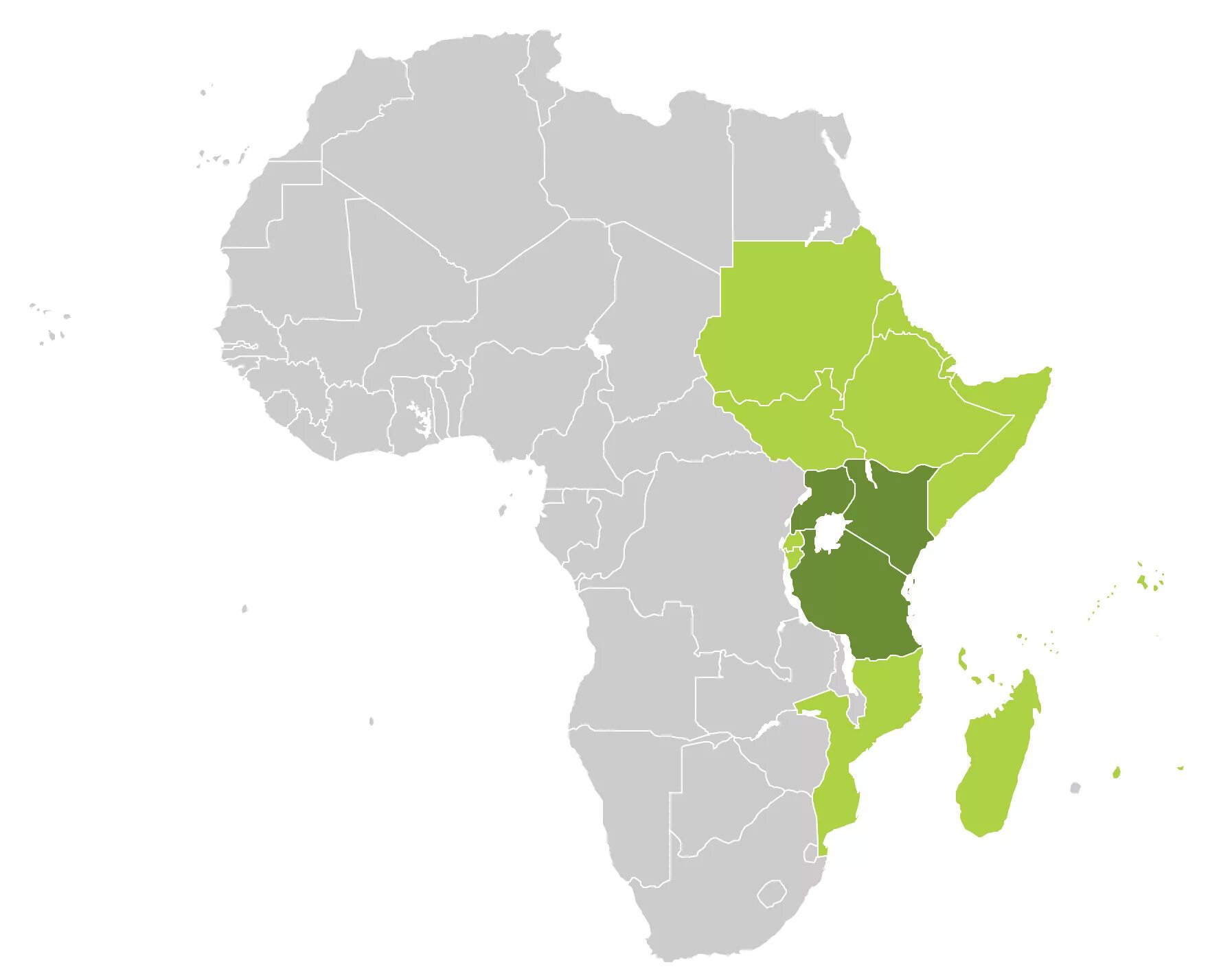 Юго Восточная Африка на карте. Страны Восточной Африки на карте. Восточная Африка на карте Африки. Юго Восточная Африка.