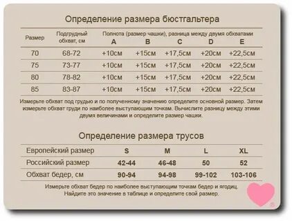 Как считается размер 4 4