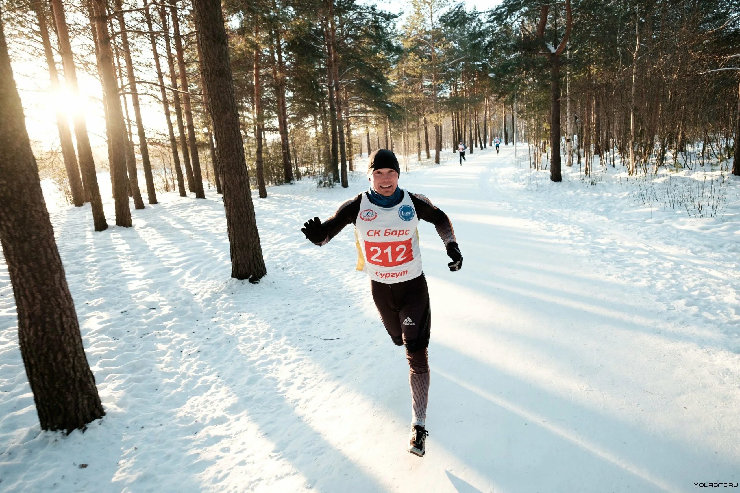 Спортсмены зима. Зимний забег. Бегуны зимой в лесу. Зимний марафон бег. Спортсмен зимой.