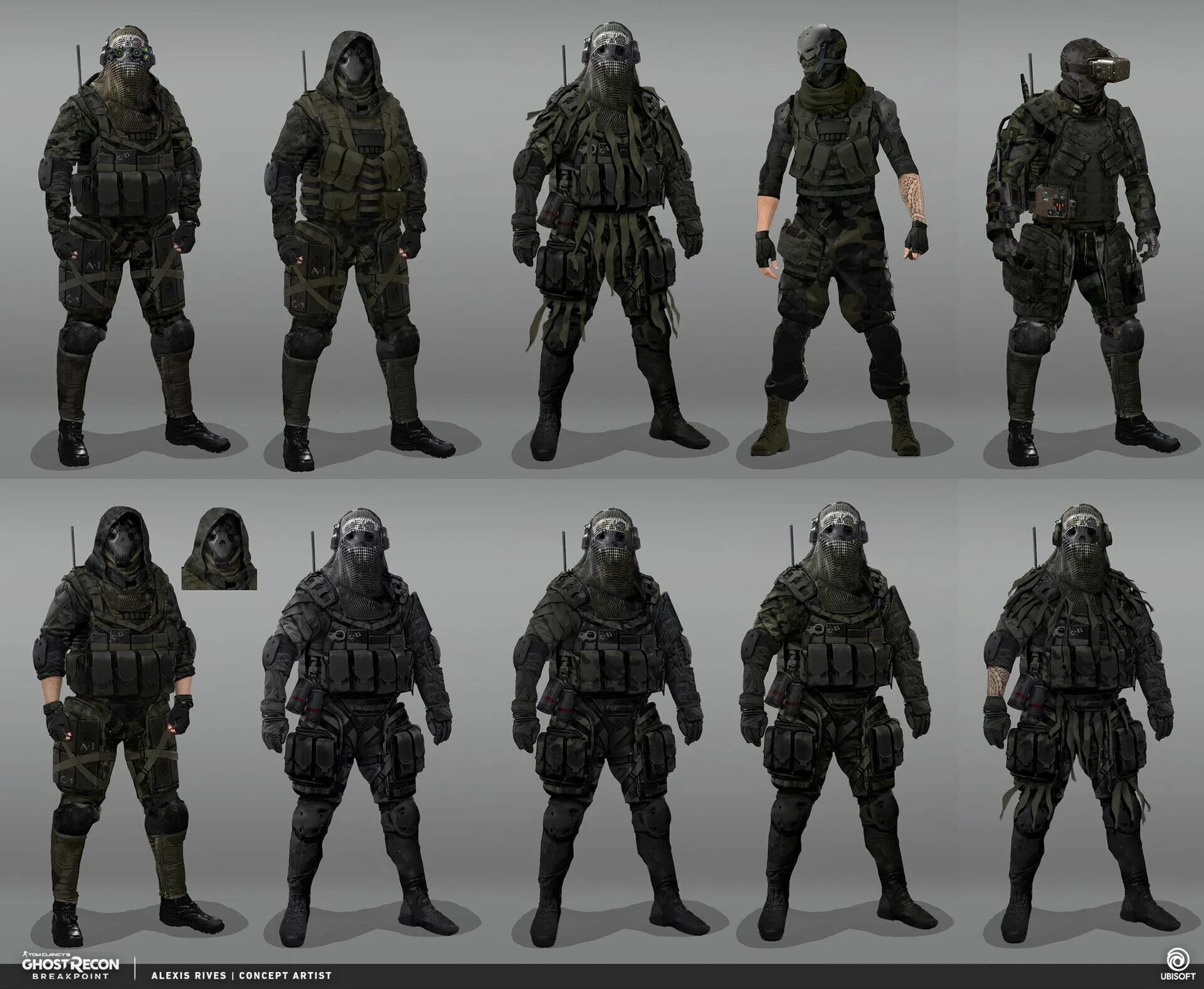 Future units. Ghost Recon breakpoint костюмы. Ghost Recon breakpoint волки. Гоуст Рекон брейкпоинт. Ghost Recon breakpoint солдаты.