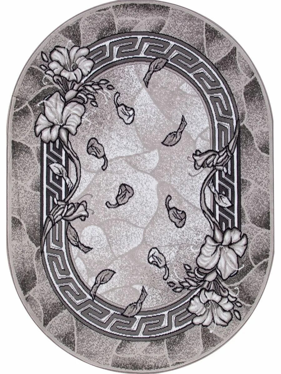 Овальный 2. D201 - beige laguna. gavana d201 beige, овал 60*110. ковер овальный. ковер с серебром.