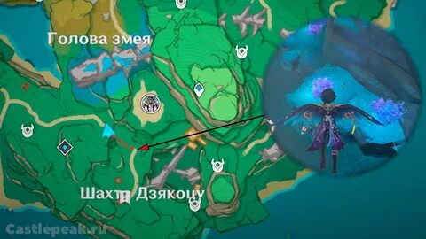 Загадка в голове змеи геншин
