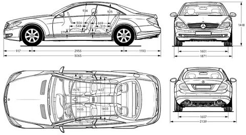 Mercedes benz размеры