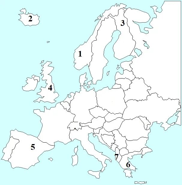 Карта Европы тест. Контурная карта зарубежной Европы. Карта Европы черно белая. Физическая карта Европы черно белая.