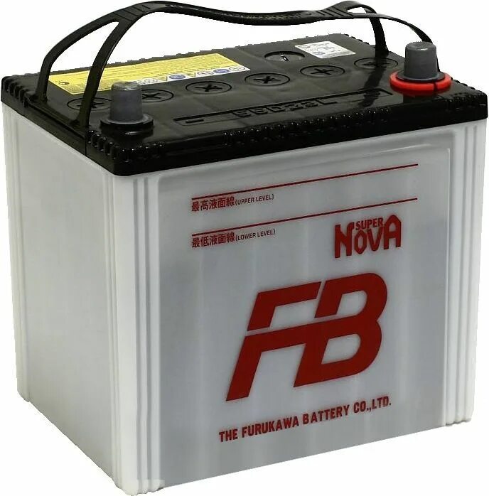 Аккумулятор автомобильный легковой. Аккумулятор fb super Nova 55d23l. Furukawa Battery super Nova 55d23l 232х173х225. Furukawa Battery 55d23l. Аккумулятор Furukawa 55d23l.