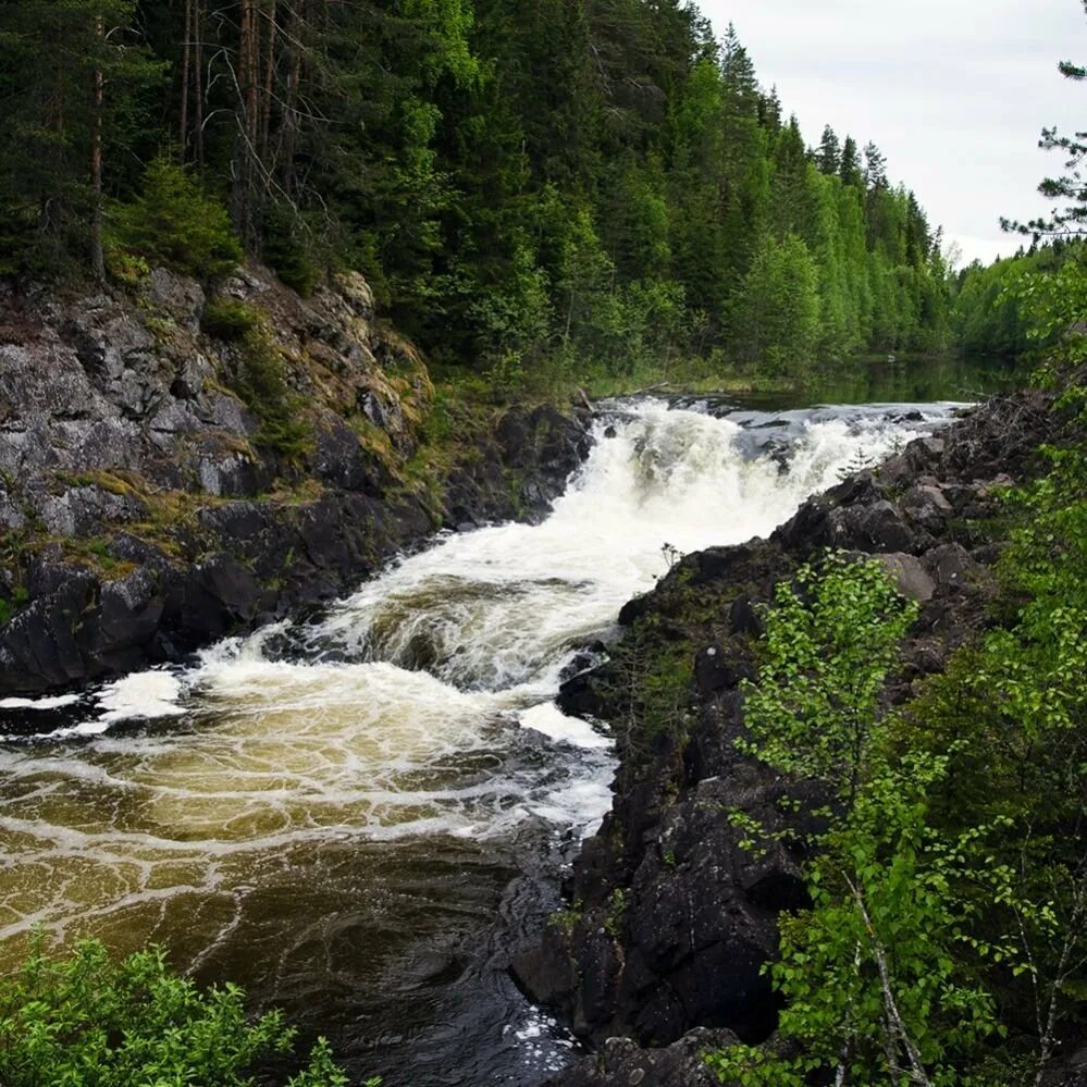 Водопад в карелии название