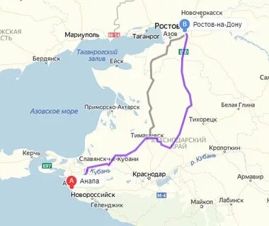 Казань от ростова на дону сколько км