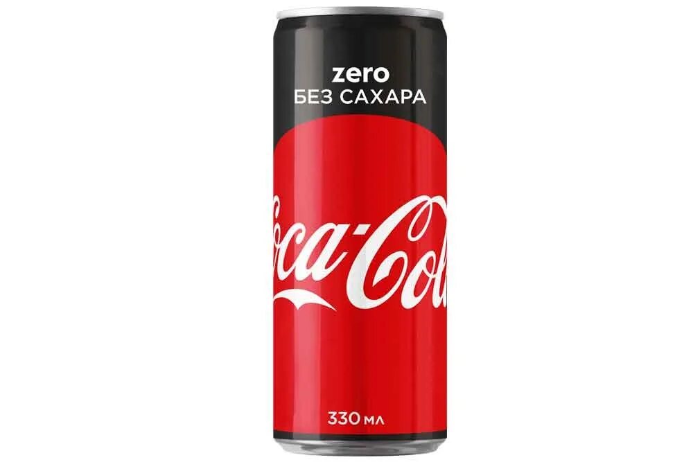 Напиток Coca-Cola Zero газированный, 330 мл. Напиток газированный Coca-Cola Zero слим Китай 330 мл., ж/б. Кока кола Зеро тонкая банка 330мл. Coca Cola Zero жб. G 0 z