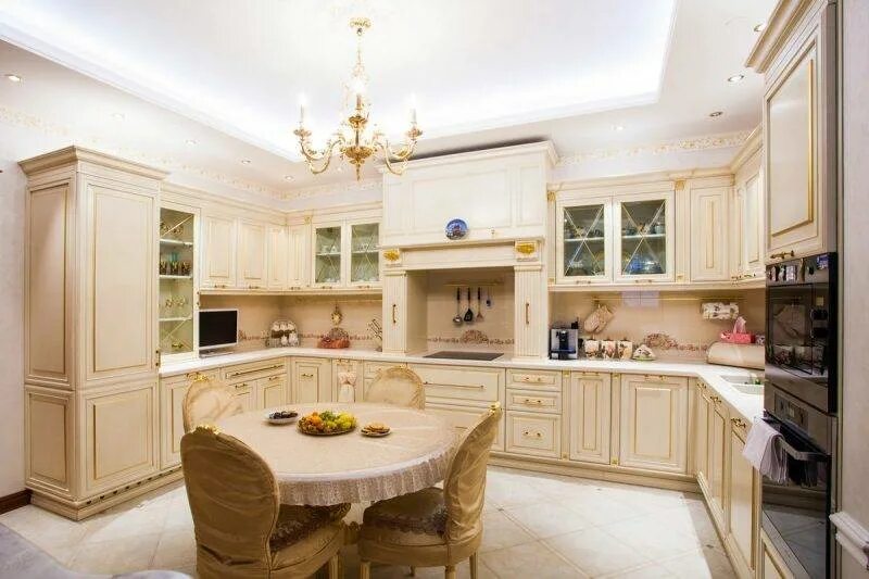 Кухни классические светлые с патиной (фото) - diymaven.ru