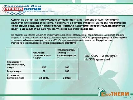 Тариф на теплоноситель