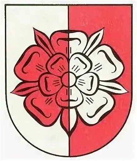 Герб тюдоров алая и белая