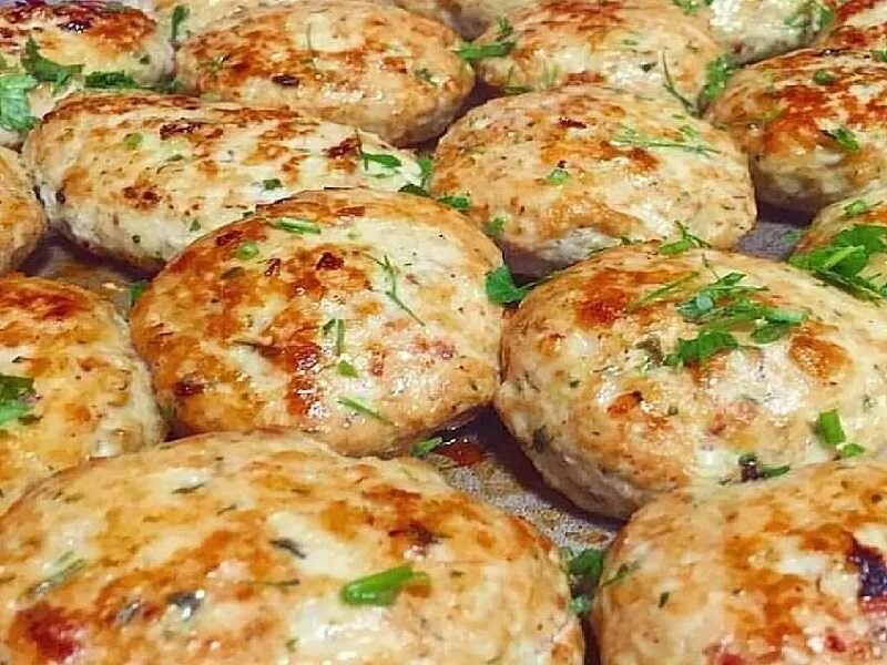 Куриные котлеты в духовке - Совет да Еда Рецепт Идеи для блюд, Куриные котлеты, 