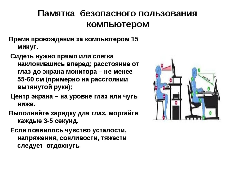Как пользоваться компьютером. Памятка правила пользования компьютером. правила безопасности пользования компьютером. правила работы за пк памятка. правила безопасности при использовании компьютера.