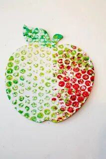 Нетрадиционная техника рисования яблоками