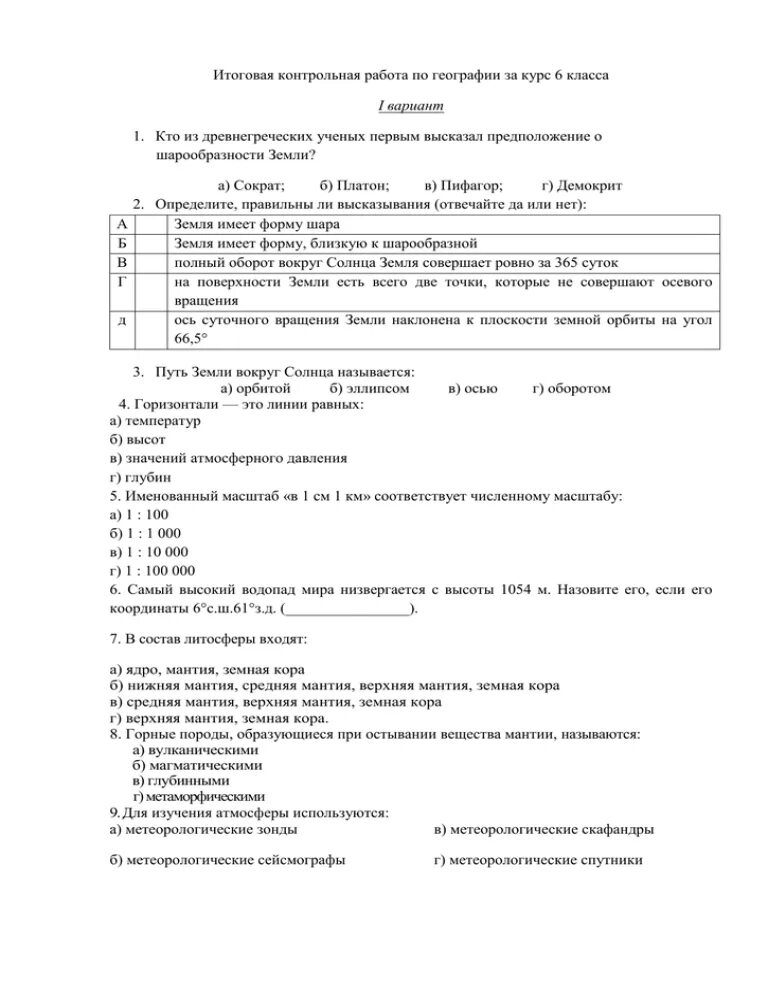 Ответы на проверочную по географии. Итоговая контрольная работа по географии 6 класс. География 6 класс итоговая контрольная. Итоговая контрольная по географии 6 класс. Итоговая работа по географии за курс 6 класса.