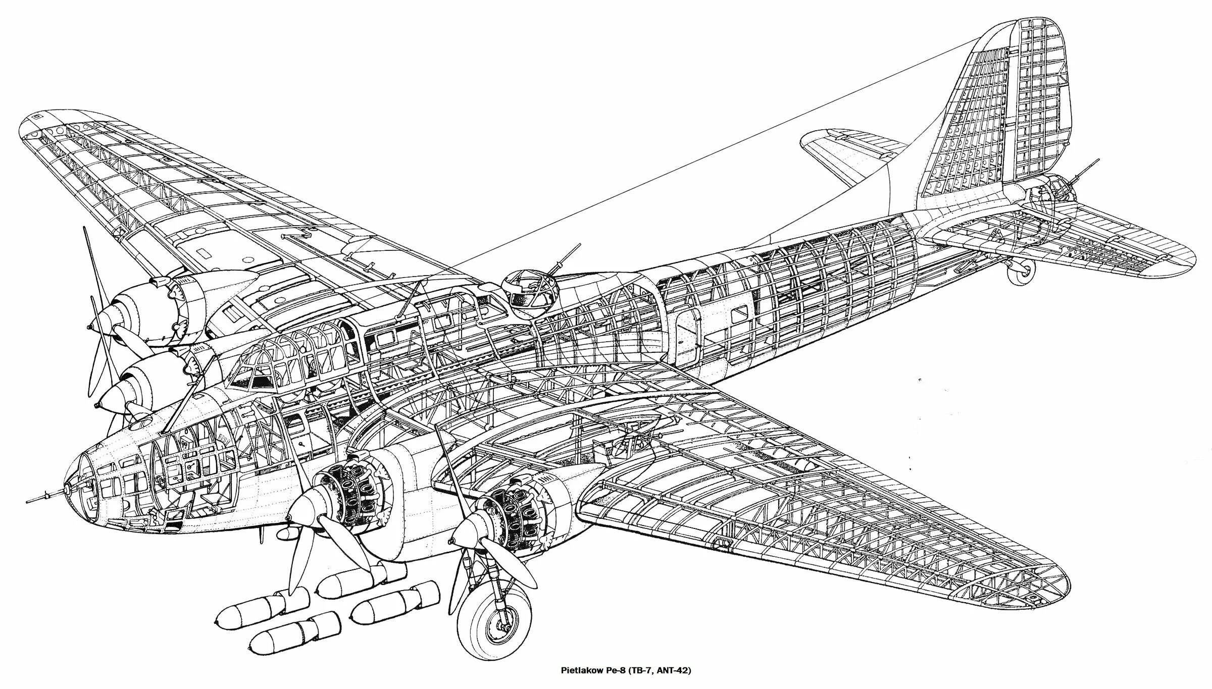 Пе-8 самолет чертежи. Пе-8 Компоновочная схема. Компоновочная схема самолета ил-4. Пе-8 бомбардировщик ТТХ.