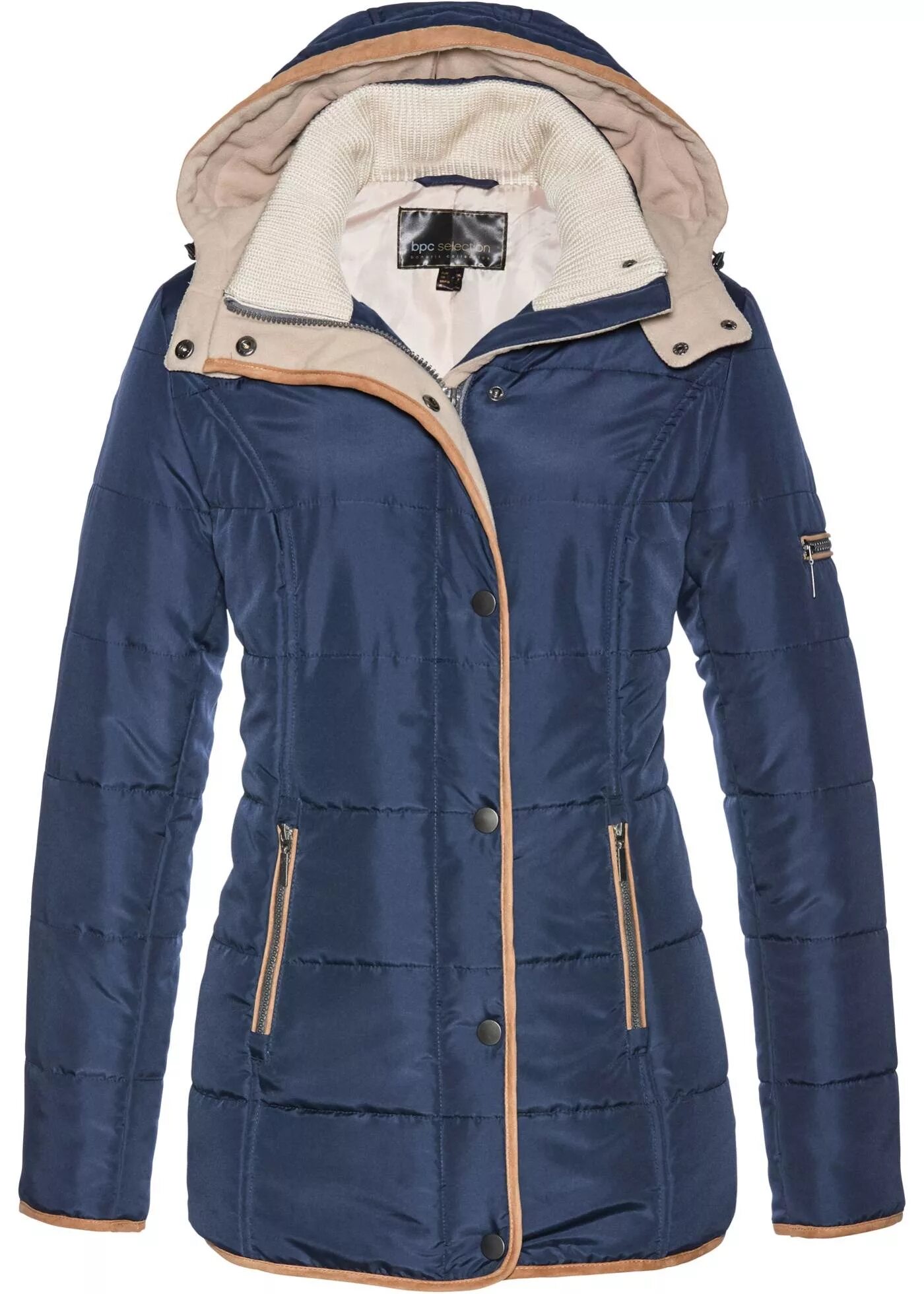 Куртка синяя Бонприкс спортивная. Куртка bonprix синяя. Куртка женская зимняя. Куртка утепленная женская.