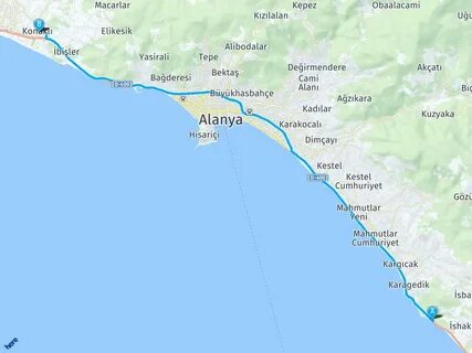 Конаклы турция на карте турции