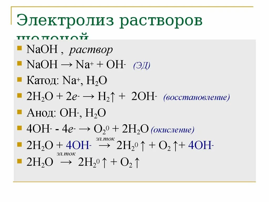 Электролиз растворов солей. Электролиз растворов солей щелочных металлов. Электролиз раствора гидроксида натрия. Электролиз расплавов кислородсодержащих солей. Гидроксид кальция электролиз раствора