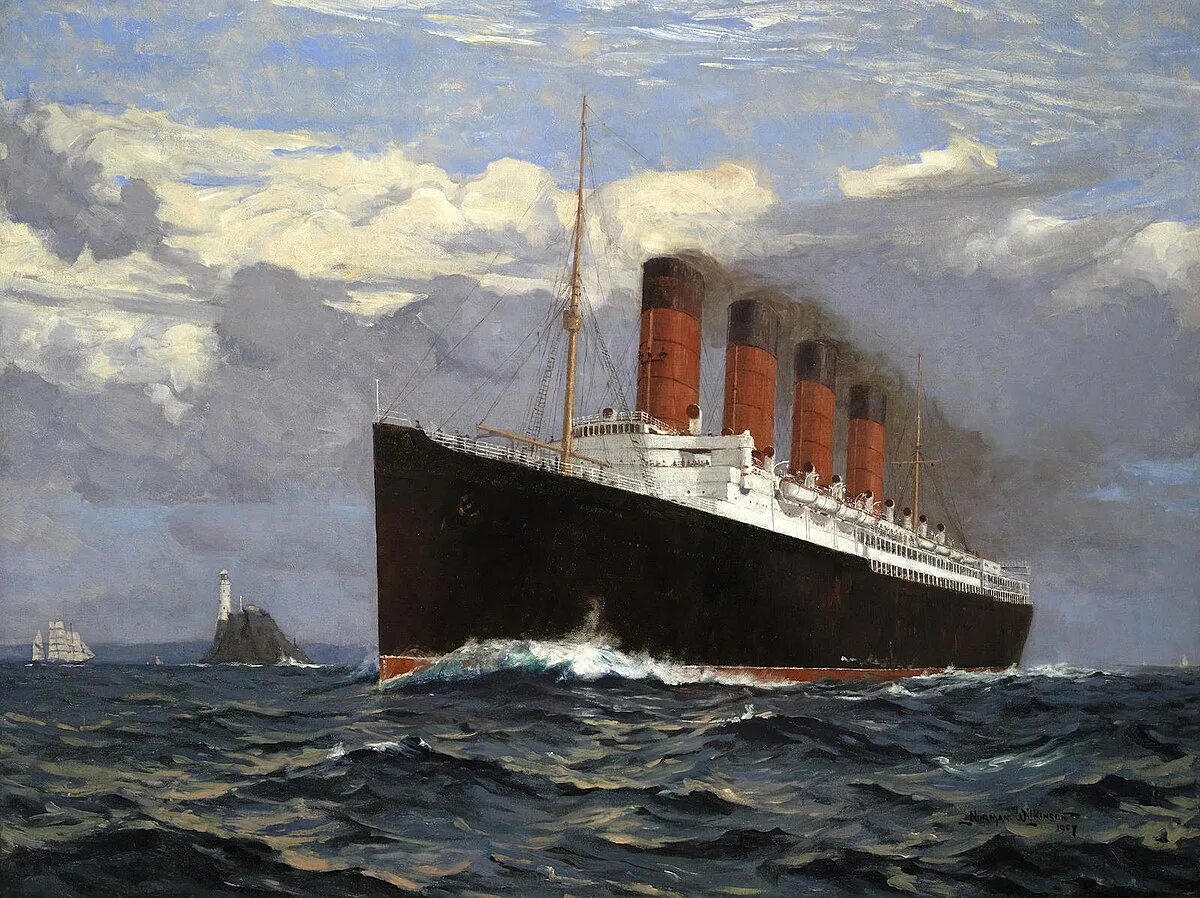Как назывался пароход из сан франциско. Лузитания корабль 1915. Мавритания Лузитания Титаник. Лайнер Лузитания 1915. Лузитания 1907.