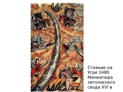 Стояние на угре презентация