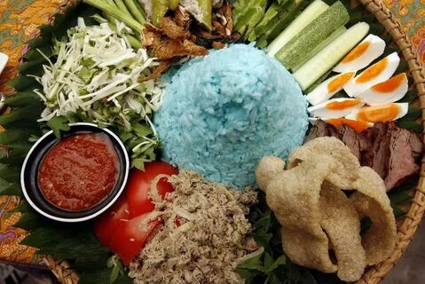 Blue rice