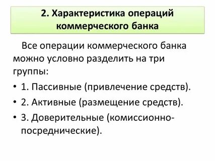 Введение коммерческих банков