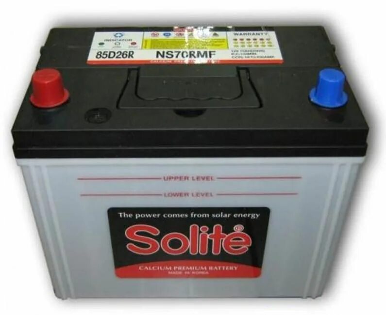 Купить аккумулятор 85. Аккумулятор Solite 95d26l. Solite 95d26l с бортиком (85r 650a 260x168x220). Solite 95d26l в/н. Аккумуляторная батарея Solite 95d26l бурт.