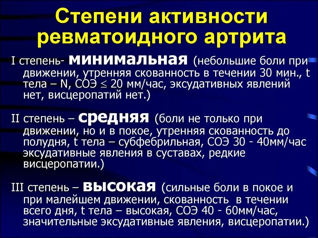 Что значит умеренная активность. Степень активности ревматоидного артрита. Лечение ревматоидного артрита 1 степени активности. Ревматоидный артрит серопозитивный активность 2 степени. Высокая степень активности ревматоидного артрита.